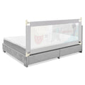 69 Inch Toddlers Vertical Lifting Baby Bedrail Guard with Lock