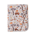 Forest Frolic Stroller Blanket - Soft Bamboo Baby Throw