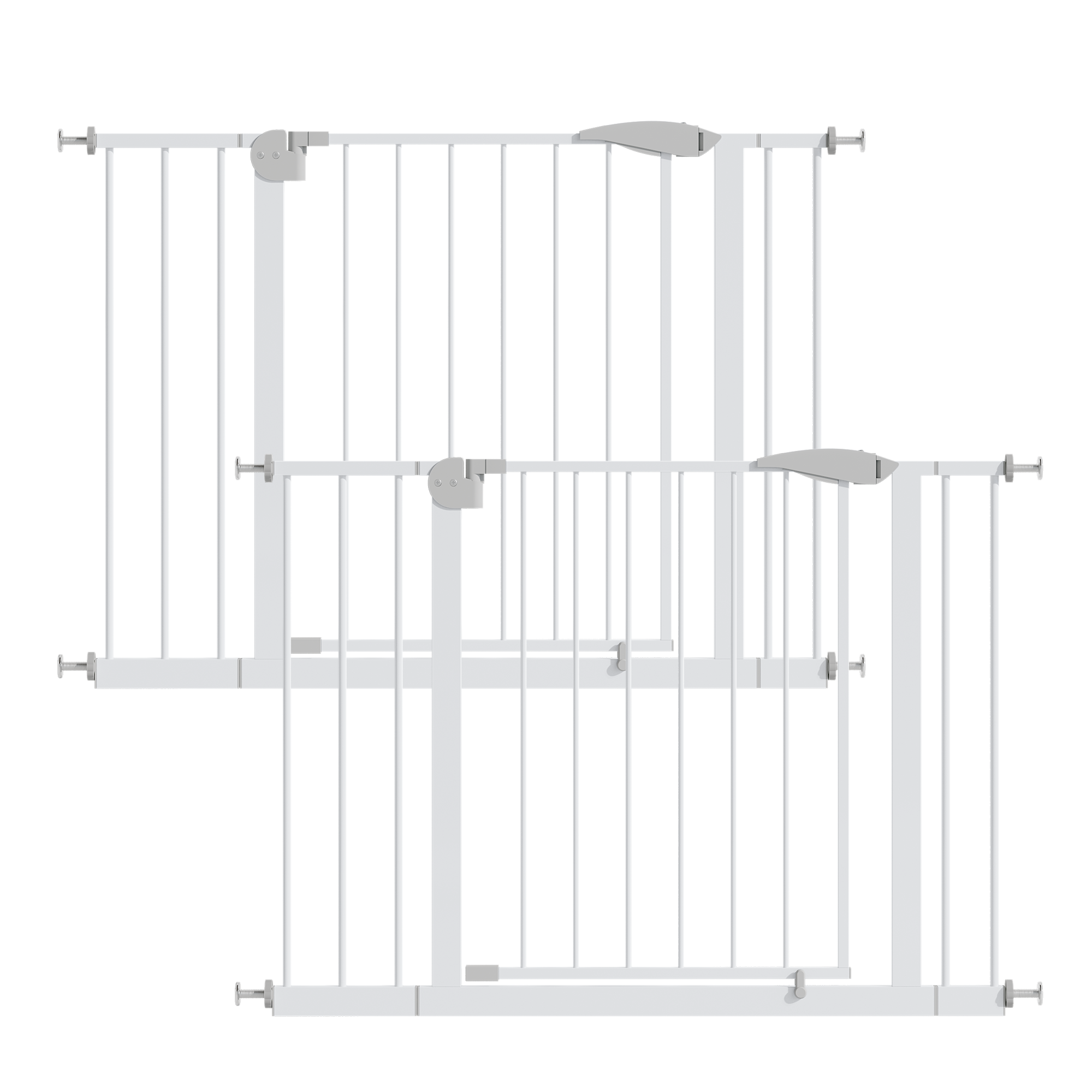 2 Pack 29.5-44.1" Wide Baby Gate for Stairs