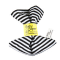 Black/White Stripe Pattern Baby Paper