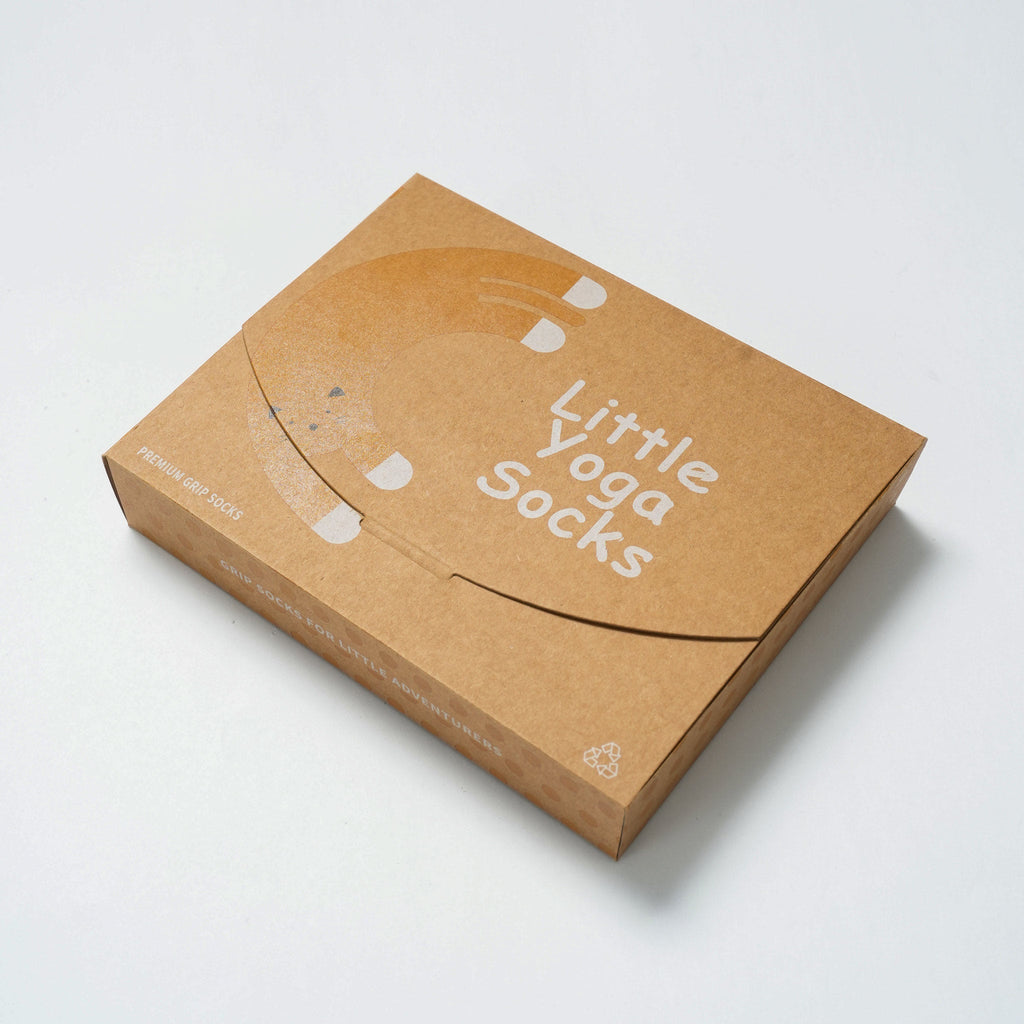 Dinosaur- Organic- 4 Pairs of Stay-On Baby & Toddler Non-Slip Socks
