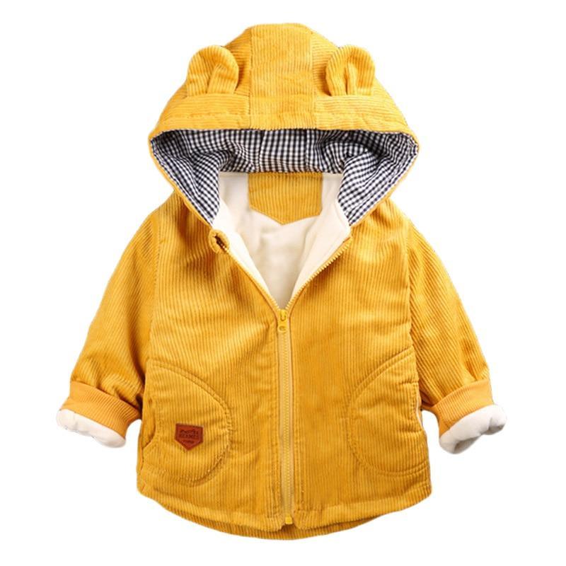 Infant Baby Jacket  Autumn Winter Hooded Outerwear Coat / Newborn Jacket.