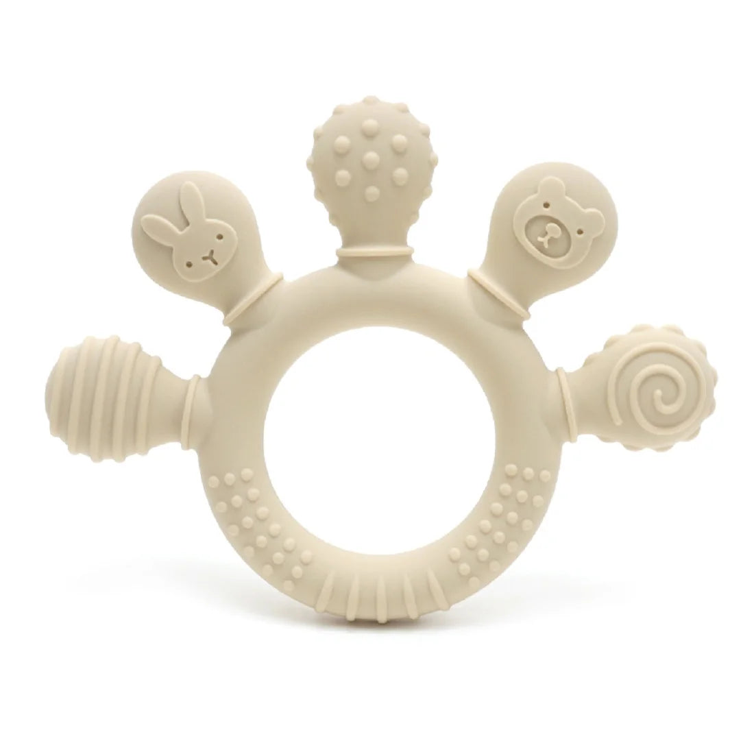 Silicone Baby Teether – Sensory Chew Beads for Anxiety & Teething Relief, 0-12 Months