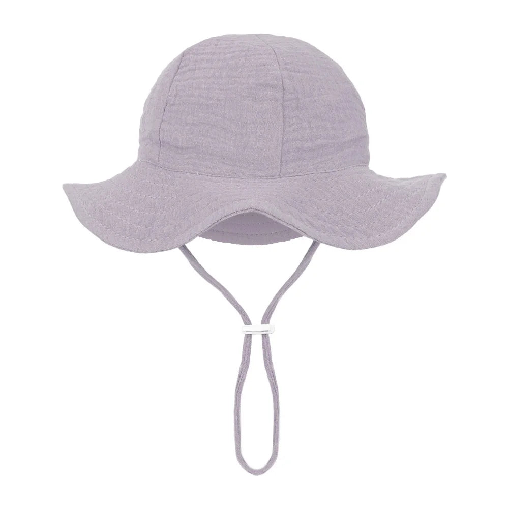 Floral Print Baby Bucket Hats | Adjustable Sun Protection Caps for Infant Boys Girls