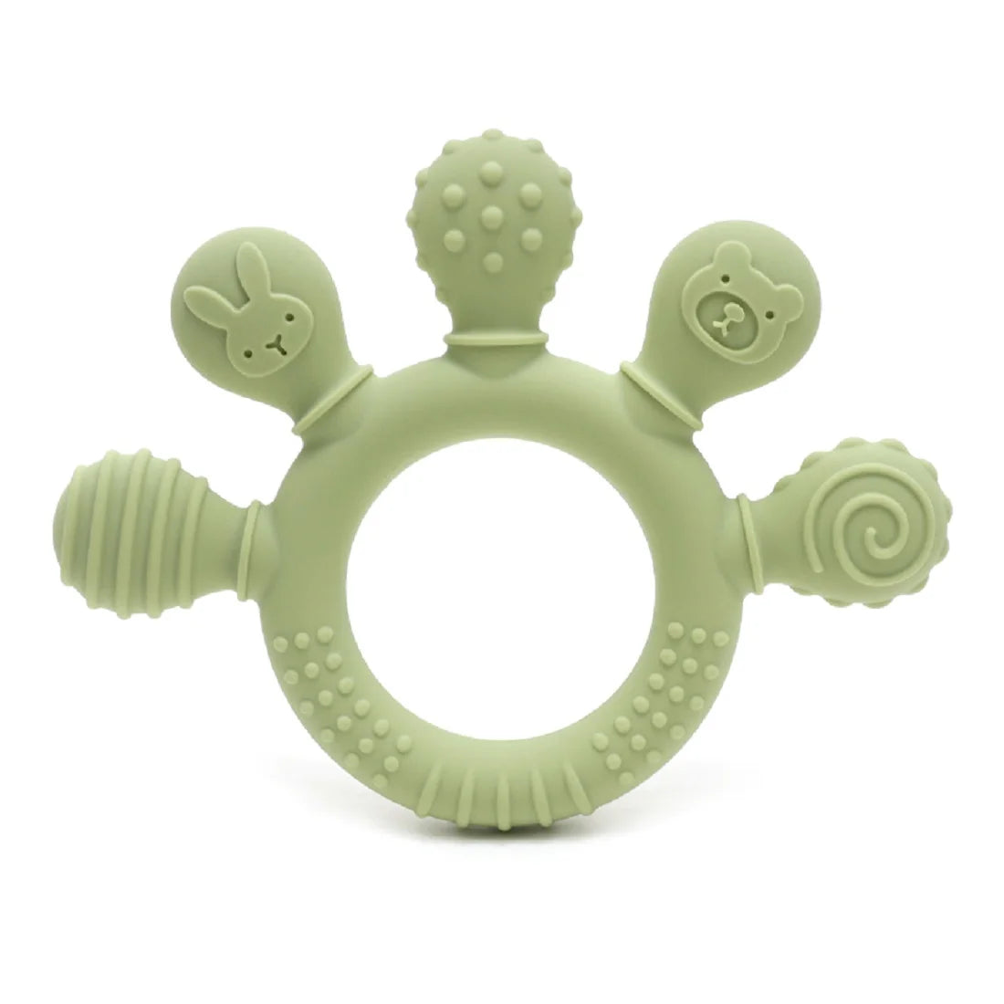 Silicone Baby Teether – Sensory Chew Beads for Anxiety & Teething Relief, 0-12 Months