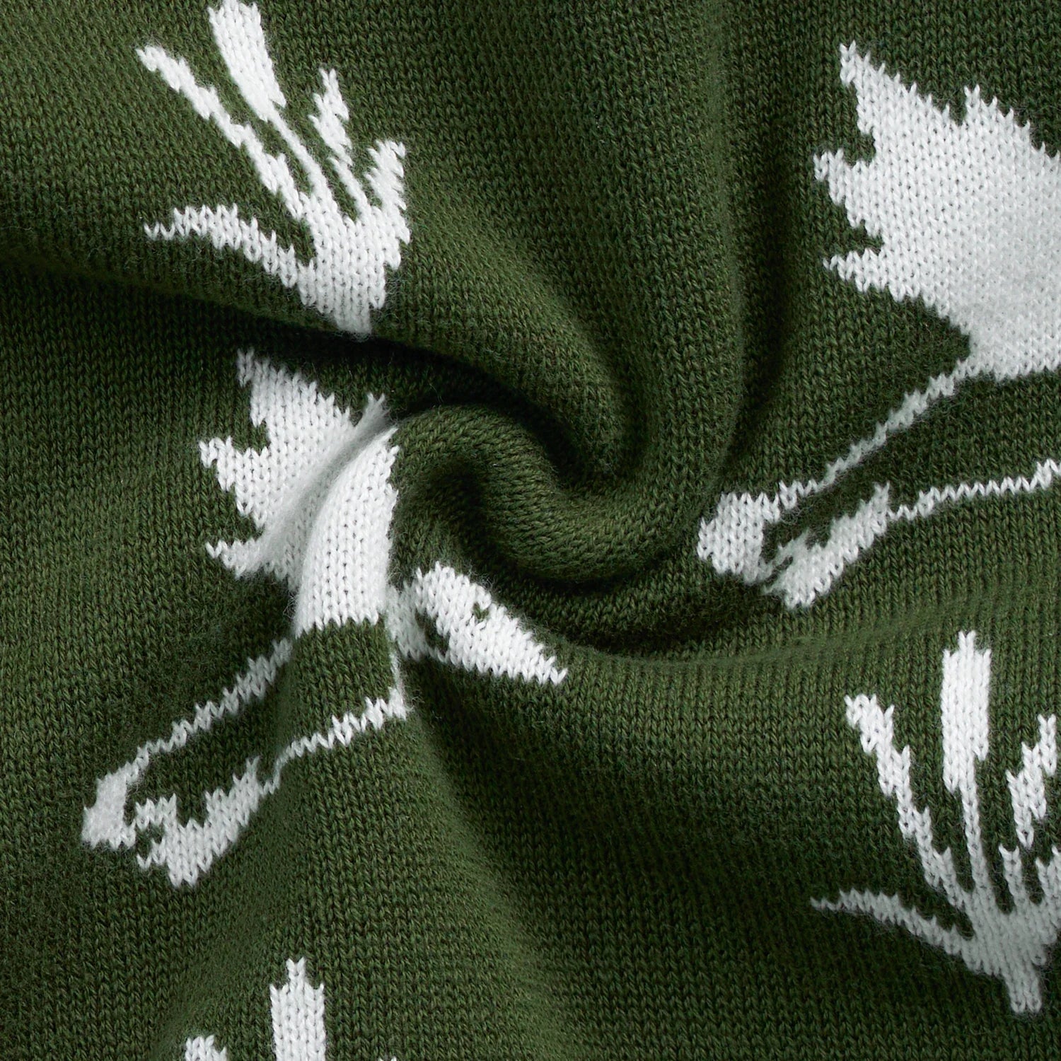Mallard Duck Knit Long Sleeve Crewneck Sweater