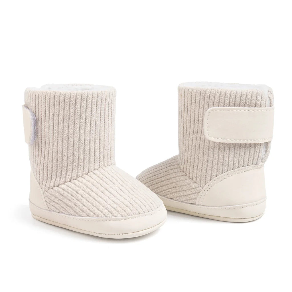 Newborn Baby Winter Boots – Soft Corduroy Booties