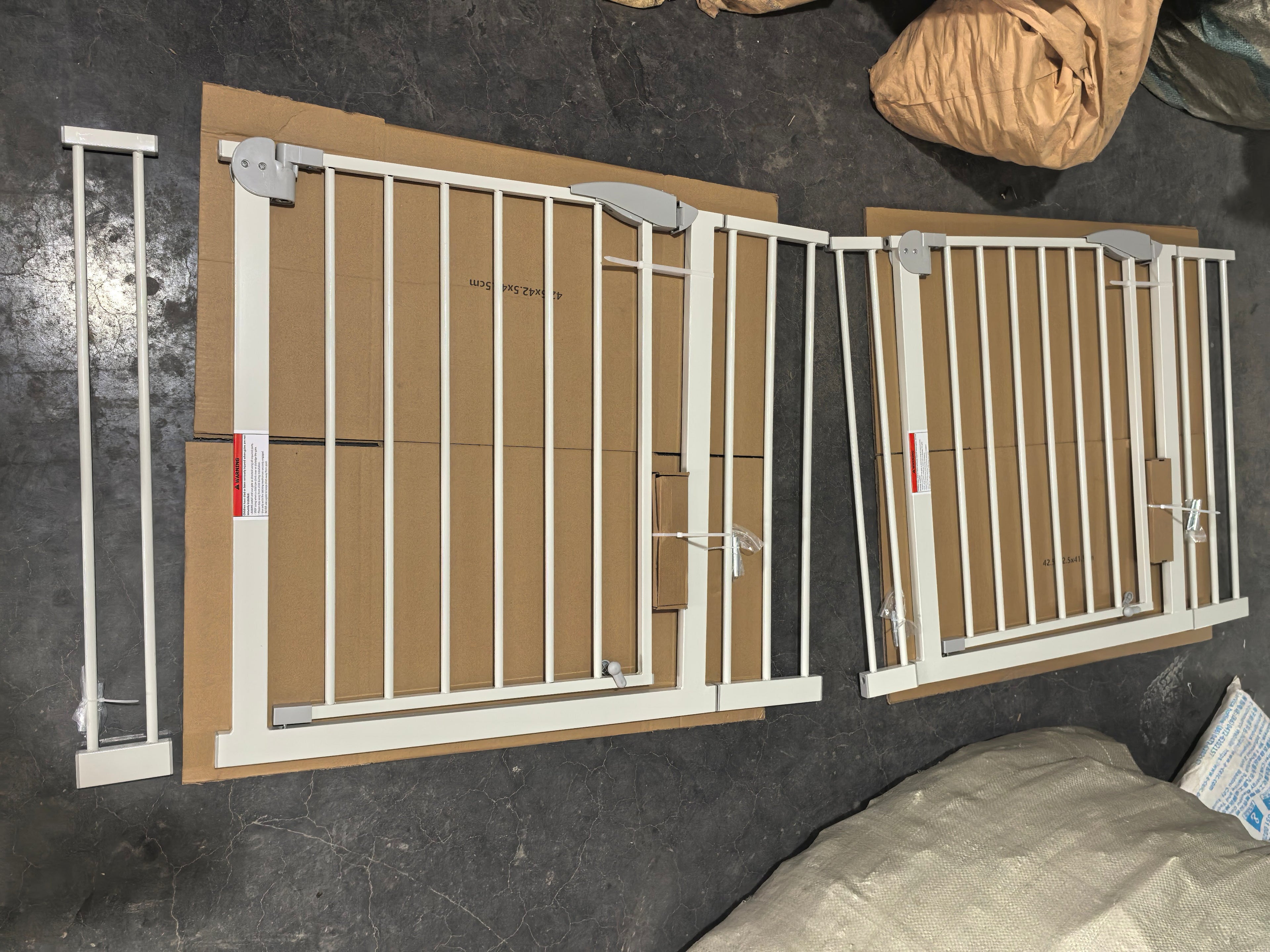 2 Pack 29.5-44.1" Wide Baby Gate for Stairs
