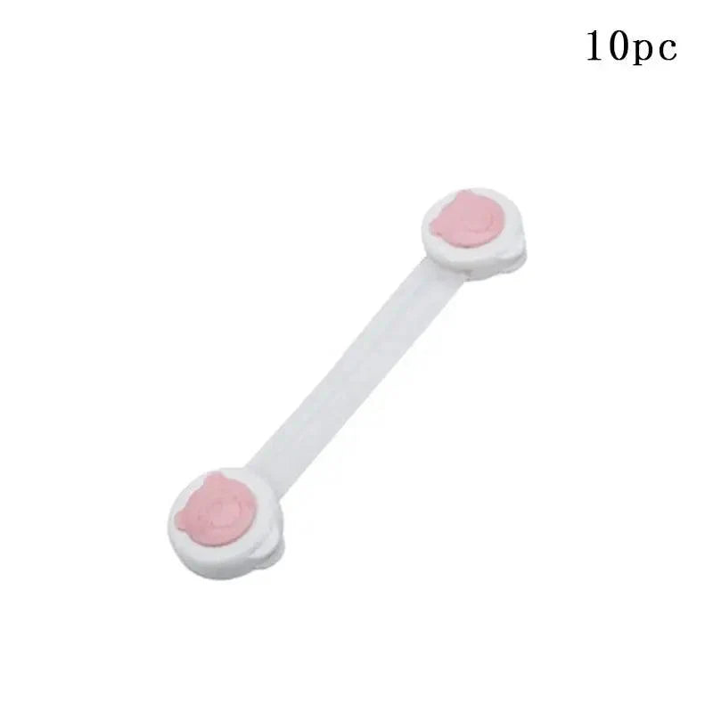 Child Safety Cabinet Lock Baby Proof Security Protector Drawer Door Cabinet Lock Plastic Protection Kids Safety Door Lock
