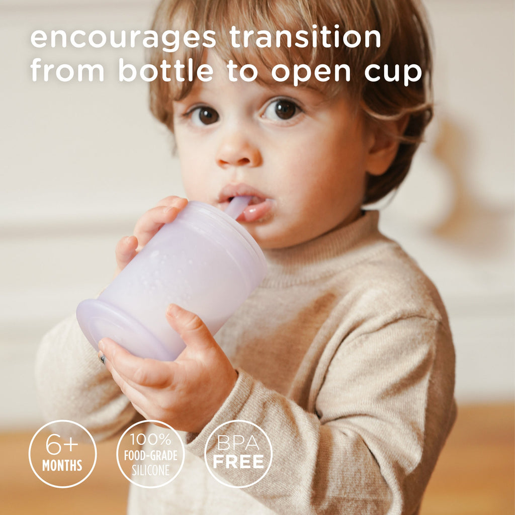 Olababy Training Cup with Straw for Baby-Led Drinking (5oz)