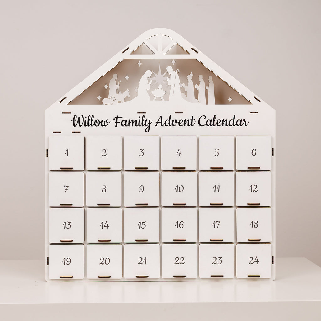 Christmas Advent Calendar - White